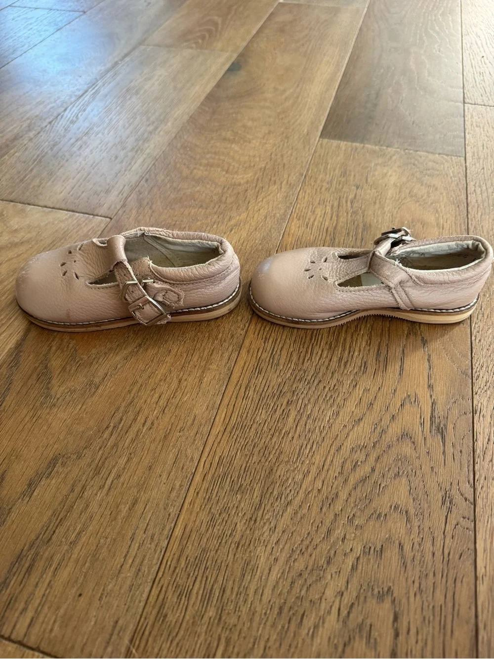 Mon Petit Mary Jane Nude Pink Kids Dress Shoes Size Toddler 7
